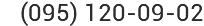 (095) 120-09-02 